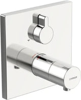 HANSA Hansa Varox Pro Final Installation Set for Bath/Shower, Square Escutcheon, Chrome - 4058 9073