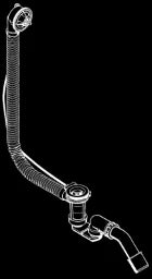 HANSGROHE HG Flexaplus Basic Set for Standard Bathtubs – 58140180