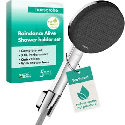 HANSGROHE HG Porterset Raindance Alive Select S 125 3jet EcoSmart m.Schl. 1600mm chrom  – 24611000