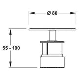 REHAU MEPA EasyLift Height Adjustment for Shower Trays SF - 18961501193