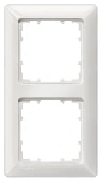 SIEMENS Frame 2-gang DELTA line, titanium white – 5TG25520