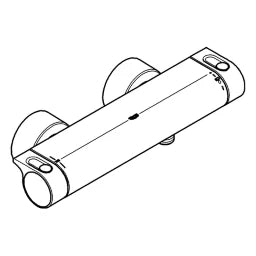 GROHE Grohe THM Shower Mixer Grohtherm 2000 New, chrome – 34 169 001