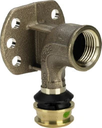 VIEGA Viega Wandscheibe mit SC Raxofix 5325.5 in 20mm x Rp1/2 Siliziumbronze   – 645 922