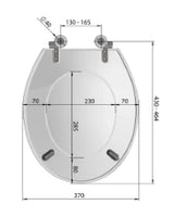 MKW MKW Euro Lux toilet seat with lid white – A800-0201