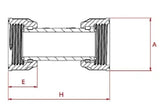Nords Nords Socket R-201 3/4" Mat.1.4404 / 316L – 11-0201-05