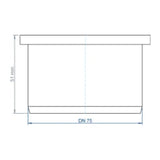 POLOPLAST PO End Cap POLO-KAL DN 75 – 02323