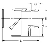 NORDS Nords Tee R-2211" Mat. 1.4408 / 316 – 11-0221-06