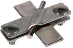 DEHN SVC Clamp SS (V4A) for Fl 40/40mm - Rd 7-10/7-10mm - Rd 7-10/Fl 40mm – 308329