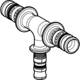 GEBERIT GE Mepla Reduced PVDF Tee d20 x 20 x 16mm – 622.312.00.5