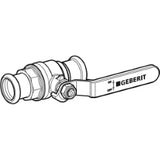 GEBERIT GE Mapress Exposed Ball Valve with Lever d15mm, Brass, NPW – 94922
