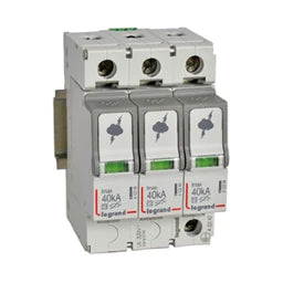 LEGRAND AC Surge arrester 3-pole Type II + RM contact - 412242