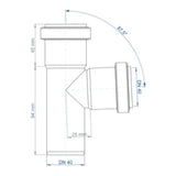 POLOPLAST PO Branch POLO-KAL NG DN 40/40/87 Degrees – 02208