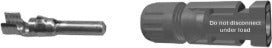 Kupplungsstecker MC4 Ø 5,5 - 7,4 mm (VE=100 Stück) – 32.0143P0100-UR